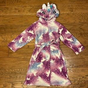 Size 6/7 Unicorn Bath Robe